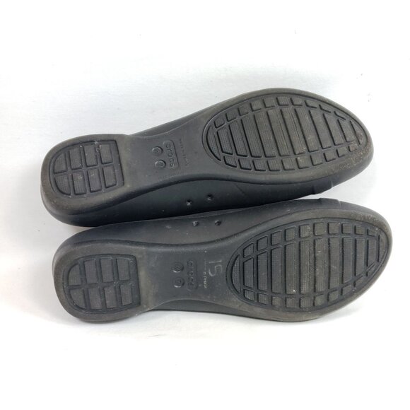 Crocs Women's Size 7 Black Dianna Embellished Ballet Flat - Picture 8 of 8